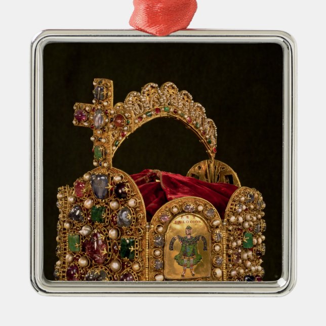 Ornement En Métal Couronne impériale faite pour le couronnement (Devant)