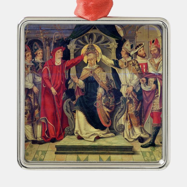 Ornement En Métal Couronnement de pape Celestine V en août 1294 (Devant)