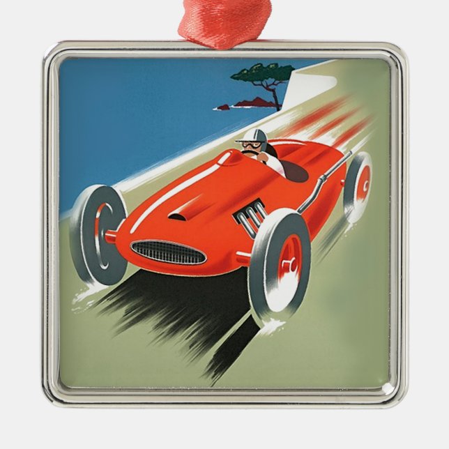 Ornement En Métal Course automatique vintage (Devant)