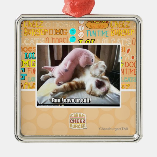 Ornement En Métal Course ! Sauvez l'individu d'ur ! (Devant)