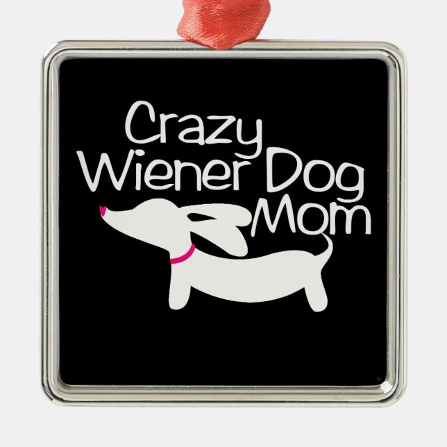 Ornement En Métal Crazy Wiener (Devant)