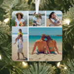 Ornement En Métal Créez votre propre collection photo 5<br><div class="desc">Créez votre propre collection photo de 5 photos pour Noël, Anniversaires, Mariages, Anniversaires, Diplômes, Fête des pères, Fête des Mères ou toute autre occasion spéciale, avec notre outil de design facile à utiliser. Ajoutez vos photos préférées d'amis, de famille, de vacances, de loisirs et d'animaux de compagnie et vous aurez...</div>