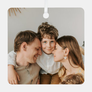 Ornement En Métal Créez Votre Propre Photo Image Personnalisée DIY