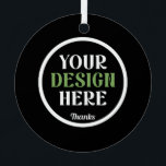 Ornement En Métal custom, unique, sleek & minimalist<br><div class="desc">This design is accessible to all. Feel free to customize the logo,  images,  text,  and colors according to your preferences. Thank you very much.</div>