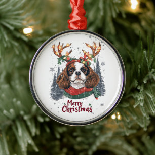 Ornement En Métal Cute Cavalier King Charles Chien