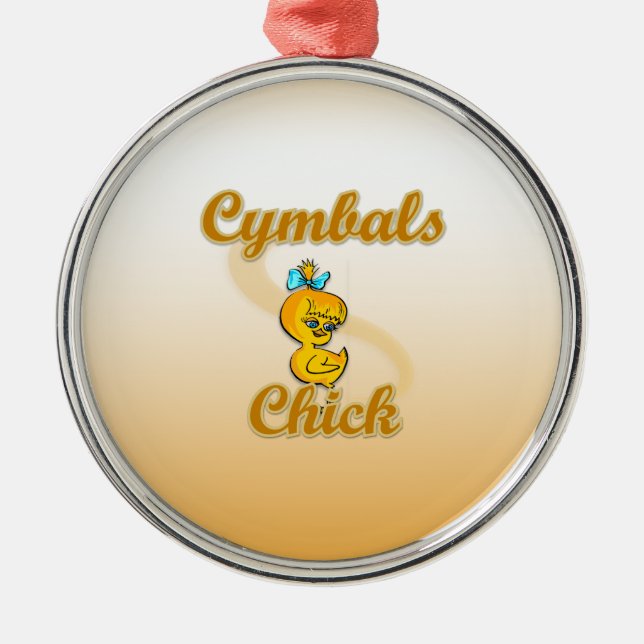 Ornement En Métal Cymbales Chick (Devant)