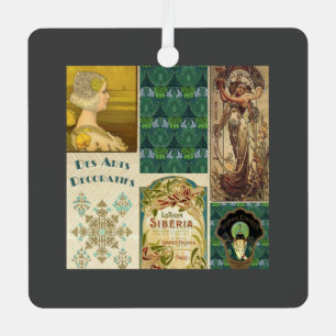 Ornement En Métal Dames Art Nouveau