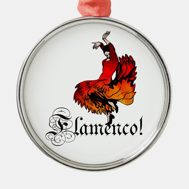 Ornement En Métal Danseur de flamenco (Devant)