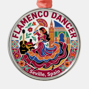 Ornement En Métal Danseuse de flamenco Espagne