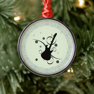 Ornement en métal de guitare