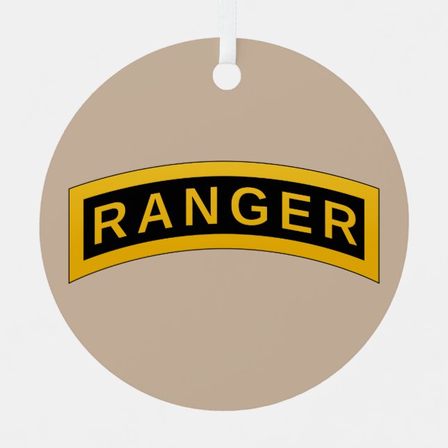 Ornement en métal de l'école des Rangers de l'armé (Recto)