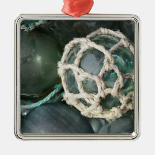 Ornement En Métal De nombreux bateaux de pêche au verre, Alaska