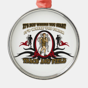 Ornement En Métal Début d'athlétisme