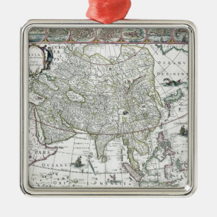 Ornement En Métal Delineata de noviter de l'Asie, 1617