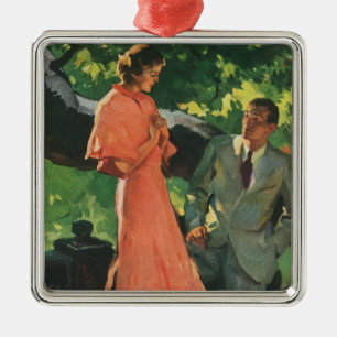 Ornement En Métal Demande en mariage vintage ; Voulez-vous m'épouser