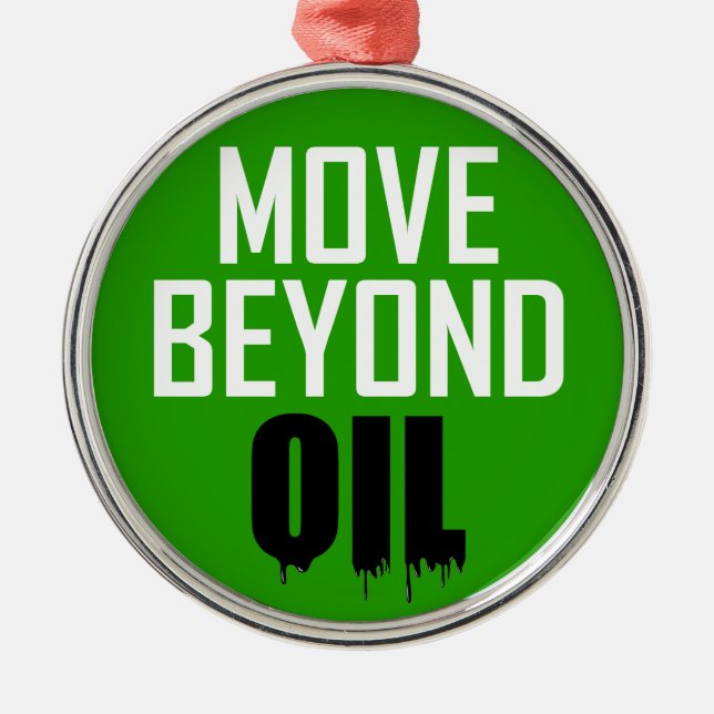 Ornement En Métal Dépasser le pétrole (Devant)