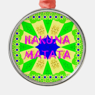 Ornement En Métal Dernier Hakuna Matata magnifique design Extraordin