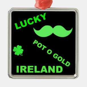 Ornement En Métal Devis irlandais Lucky Pot o Gold