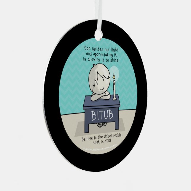 Ornement En Métal Dieu fait éclater notre lumière (Avant droite)