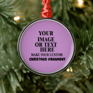 Ornement En Métal do-it-yourself Faites votre propre Noël personnali