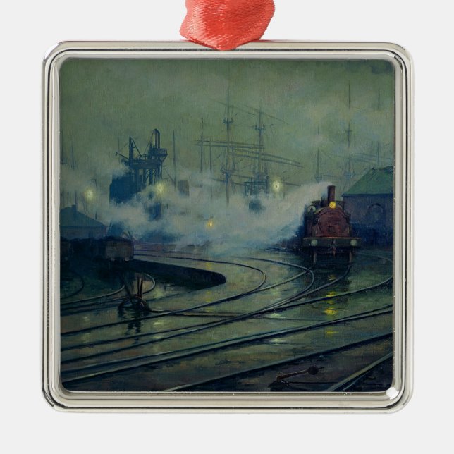 Ornement En Métal Docks de Cardiff, 1896 (Devant)