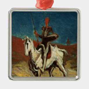 Ornement En Métal Don don Quichotte, c.1865-1870
