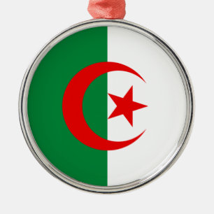Ornement En Métal drapeau algérien