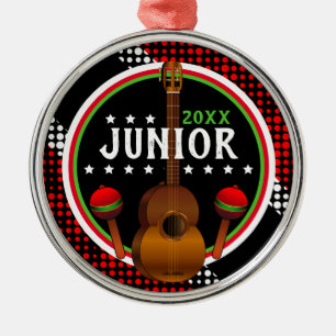 Ornement En Métal Drapeau de Trinité-et-Tobago - Votre nom / Année