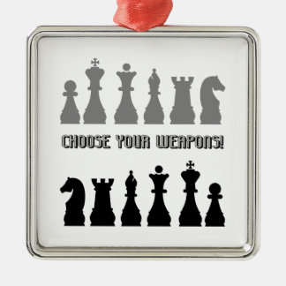 Ornement En Métal échecs drôles