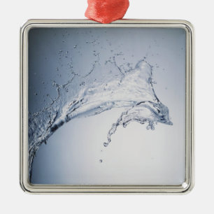 Ornement En Métal Éclaboussure de l'eau