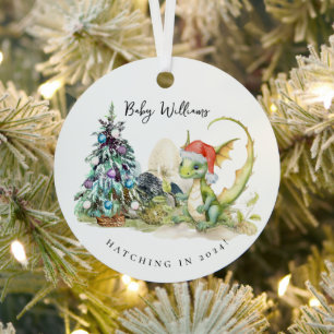 Ornement En Métal éclosion en 2024   Baby Dragon Eggs Zodiac