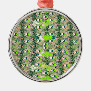 Ornement En Métal Eco Africa Motif - Art Africain Inspiré Par La Nat