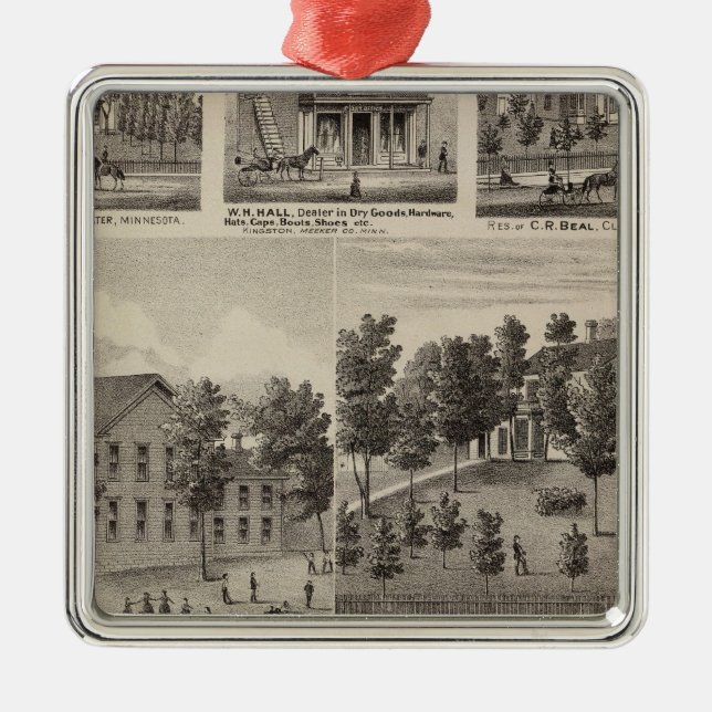 Ornement En Métal École, séminaire, résidences, Minnesota (Devant)