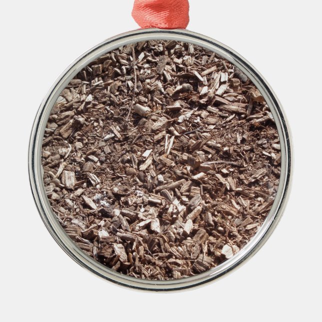 Ornement En Métal Écorce d'arbre, Nature, Brown (Devant)