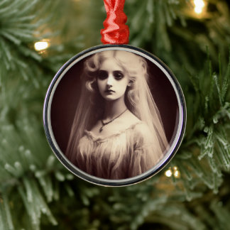 Ornement En Métal Éffrayante Victorienne Horreur Noël gothique