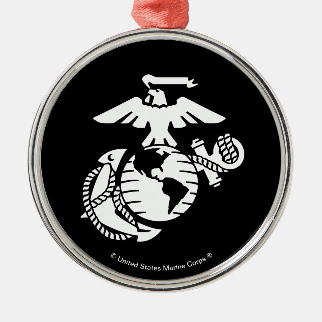 Ornement En Métal EGA à une couleur - blanc (Devant)