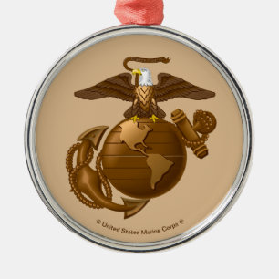 Ornement En Métal EGA couleur complète - Bronze