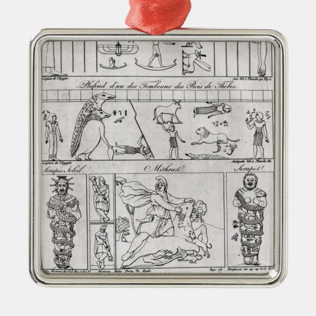 Ornement En Métal Égyptien et persan antiques (Devant)