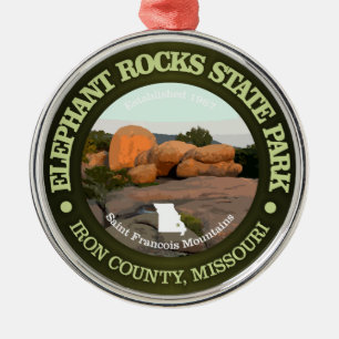 Ornement En Métal Elephant Rocks SP