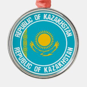 Ornement En Métal Emblème de la ronde du Kazakhstan