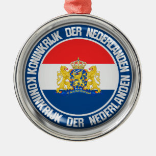 Ornement En Métal Emblème de ronde Pays-Bas