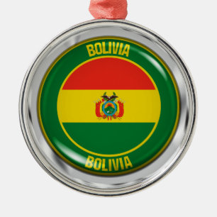 Ornement En Métal Emblème du cycle bolivien