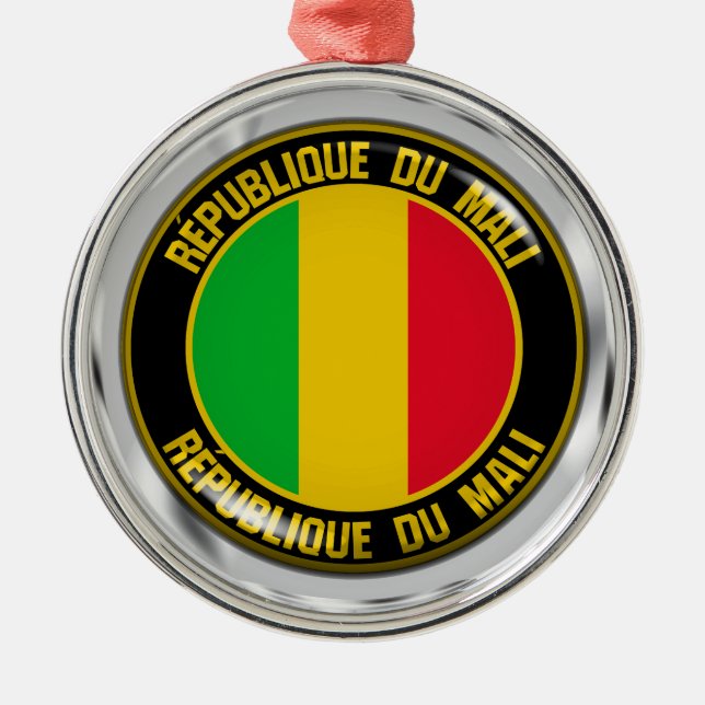 Ornement En Métal Emblème du Mali (Devant)