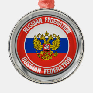 Ornement En Métal Emblème du tour de la Russie
