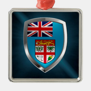 Ornement En Métal Emblème métallique des Fidji