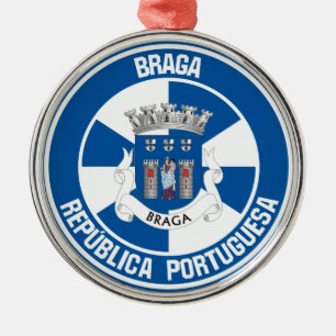 Ornement En Métal Emblème rond de Braga