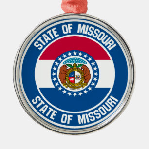Ornement En Métal Emblème rond du Missouri