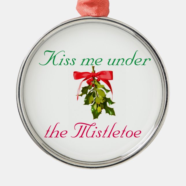 Ornement En Métal embrasse-moi sous le faux-pied Thunder_Cove (Devant)