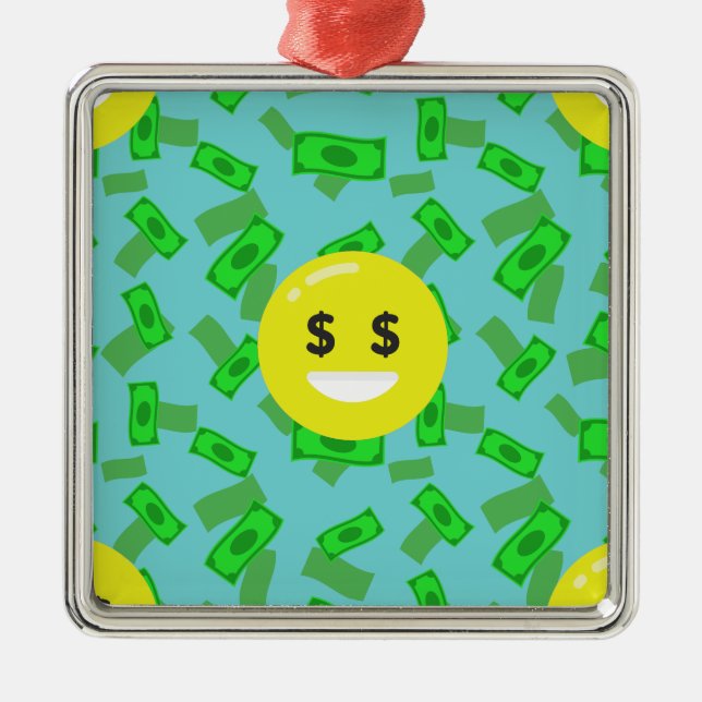 Ornement En Métal émoticône (Devant)