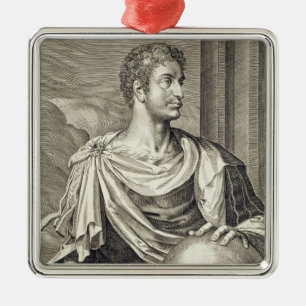 Ornement En Métal Empereur de D. Octavius Augustus (ANNONCE 63 AVANT